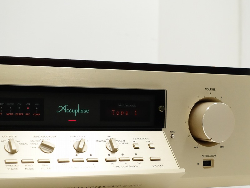 □□Accuphase C-290V プリアンプアキュフェーズ（AD-2800 フォノ イコライザー同時出品中□□017035001□□-–日本Yahoo!拍賣｜MYDAY代標代購網、海外購物第一站