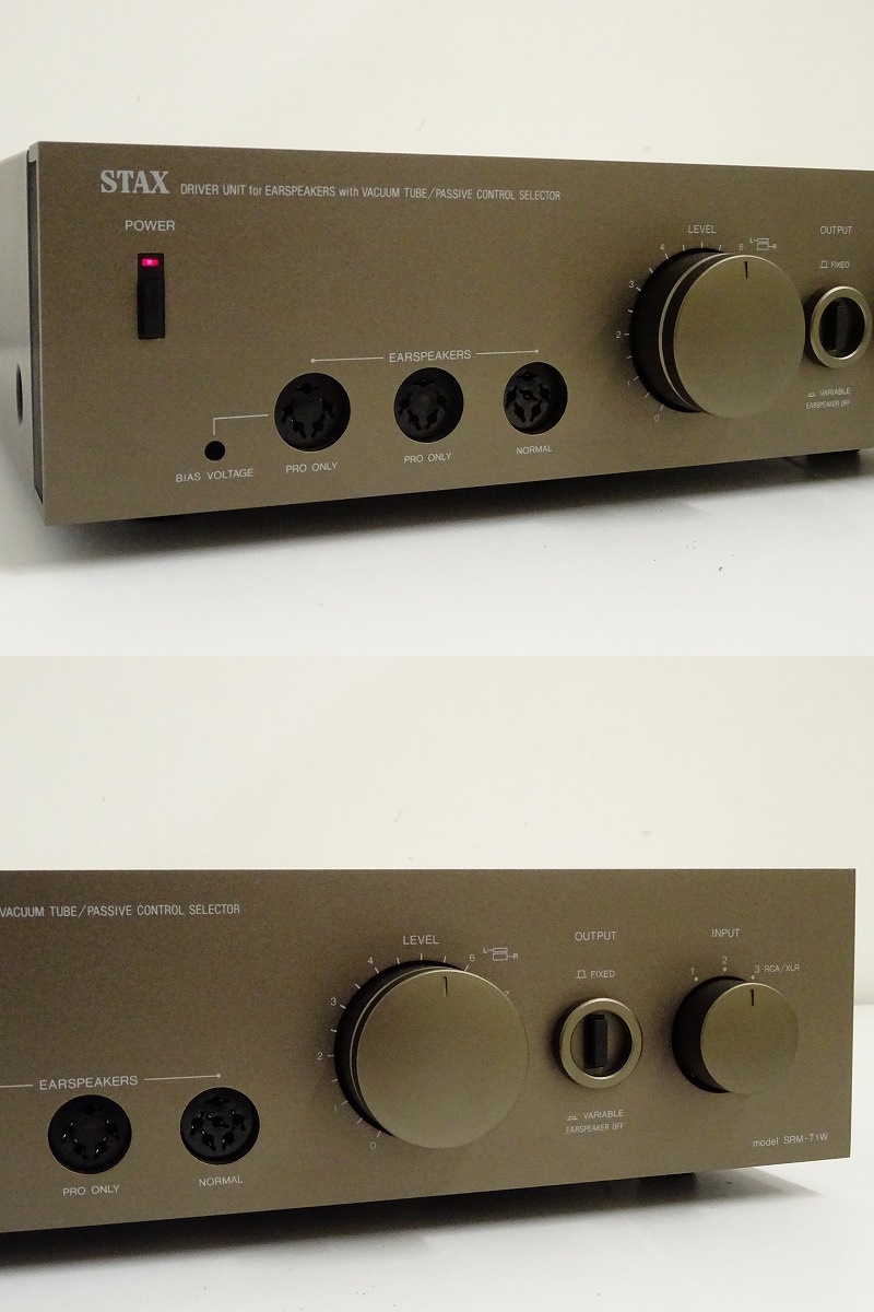 STAX SRM-T1W vacuum tube headphone amplifier Stax *#017035006J*#: Real  Yahoo auction salling