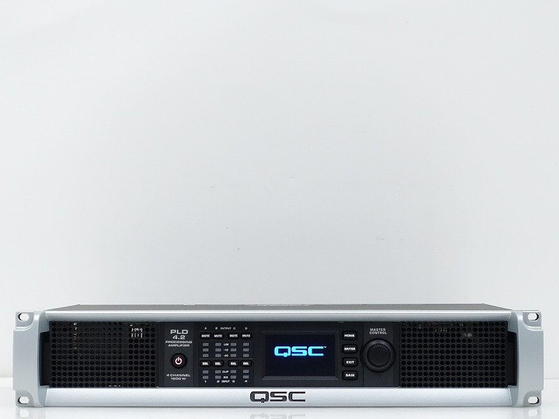 1円スタート】 キューエスシー QSC PLD4.2 DSP搭載 4chパワー