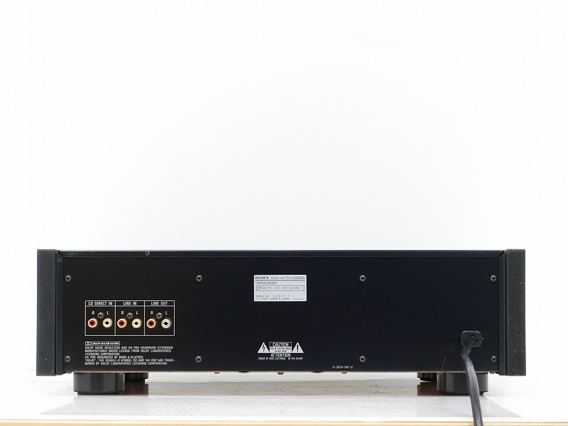 きき 即決 SONY TC-K555ESL カセットデッキ