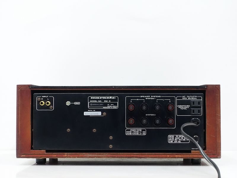 人気定番，2025】 MARANTZ マランツ SM-8 ステレオパワーアンプ 魅惑の