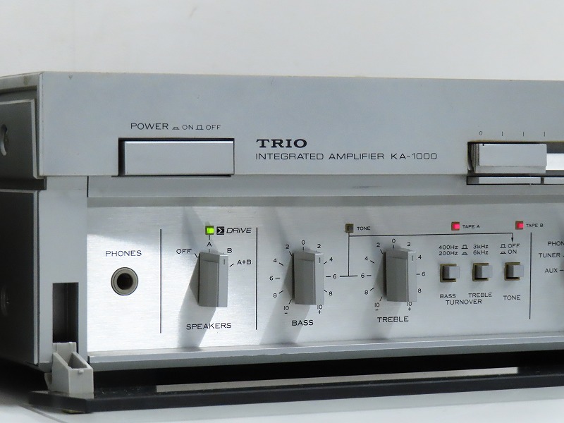 TRIO KA-1000 アンプ + KA-1000-PS プリメイアンプ