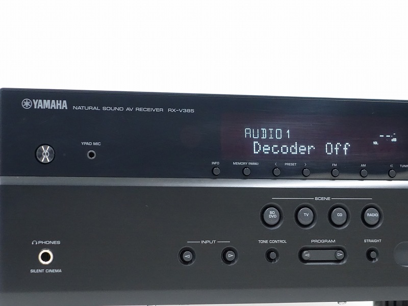 美品 YAMAHA RX-V385 AVレシーバー AVアンプ ヤマハ 【公式通販】