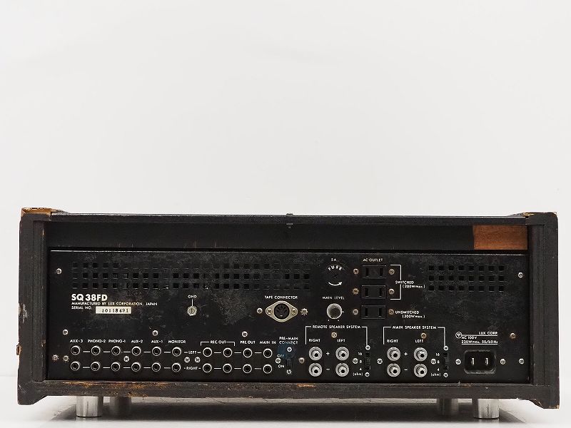 □□LUXMAN SQ38FD 真空管 プリメインアンプ SQ-38FD ラックスマン