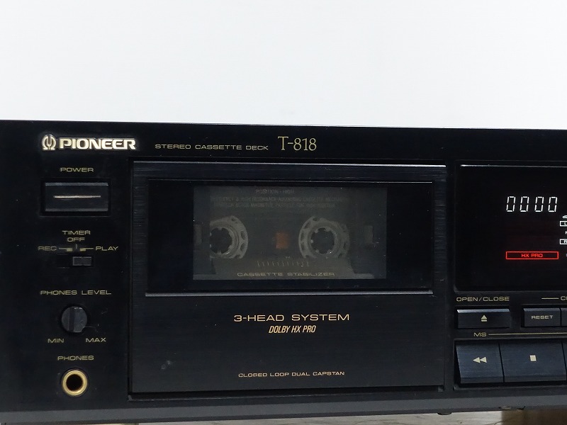 Pioneer T-818 cassette deck Pioneer *#019033005J*#: Real Yahoo