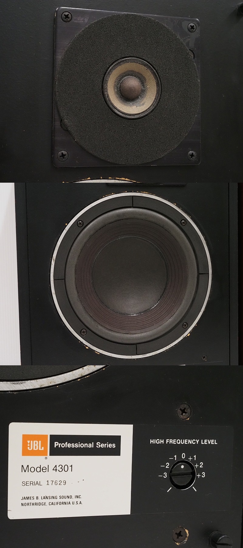 4301WXモニター テレビ・オーディオ・カメラ JBL 4301 スピーカーペア