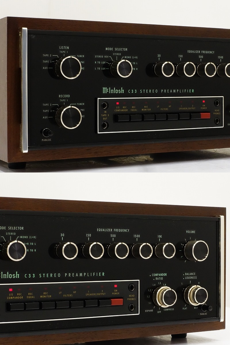 MCINTOSH マッキントッシュ C33 ショップ オーナーズマニュアル 英語表記