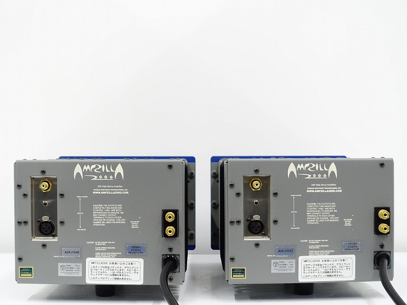 □□【美品】SST Ampzilla 2000 モノラルパワーアンプペアS.S.T