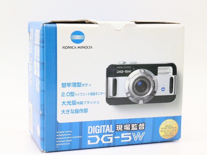 ○○【元箱付】KONICA MINOLTA DG-5W DIGITAL 現場監督 コンパクトデジタルカメラ コニカ ミノルタ ○○020055001m○○｜代購幫