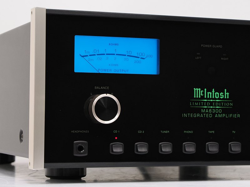 □□McIntosh MA6300 LIMITED EDITION プリメインアンプ国内200台限定