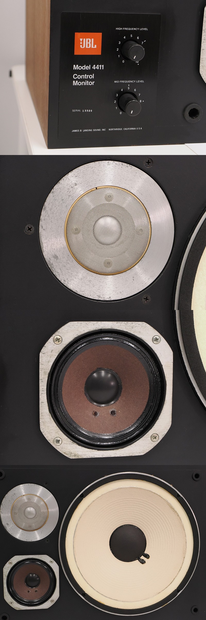 スピーカー JBL 4411 ベア スピーカー・ウーファー スピーカー JBL 4411 ベア スピーカー・ウーファー