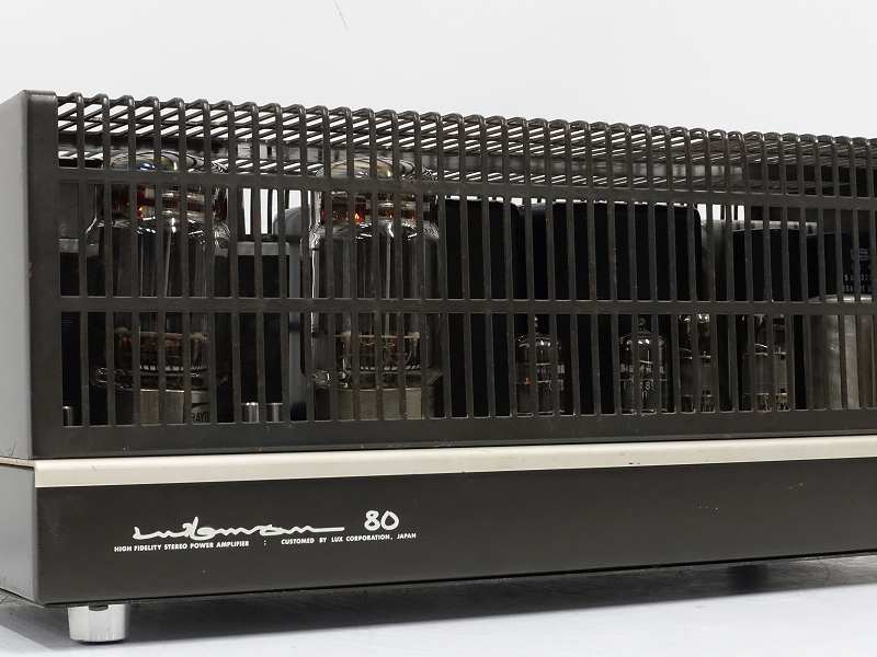 ジャンク品 通電確認のみ LUXMAN MQ80 パワーアンプ □□LUXMAN MQ80 真空管パワーアンプMQ-80 ラックスマン