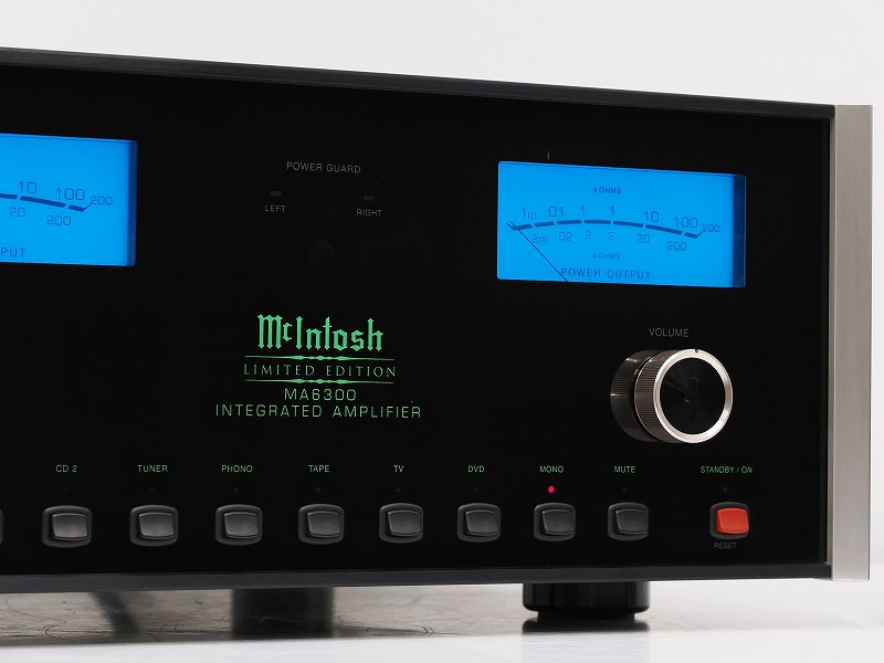 □□McIntosh MA6300 LIMITED EDITION プリメインアンプ国内200台限定