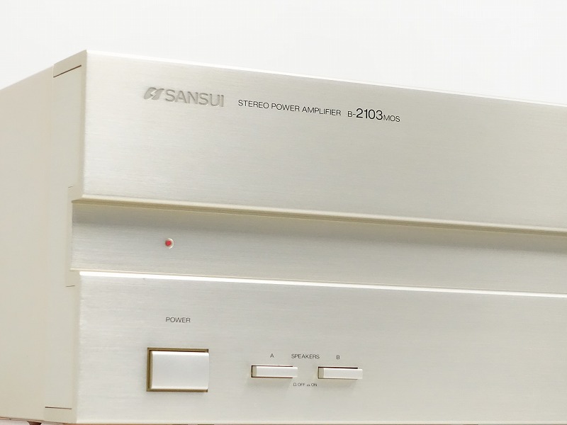 □□SANSUI B-2103 MOS VINTAGE パワーアンプサンスイ□□019348002