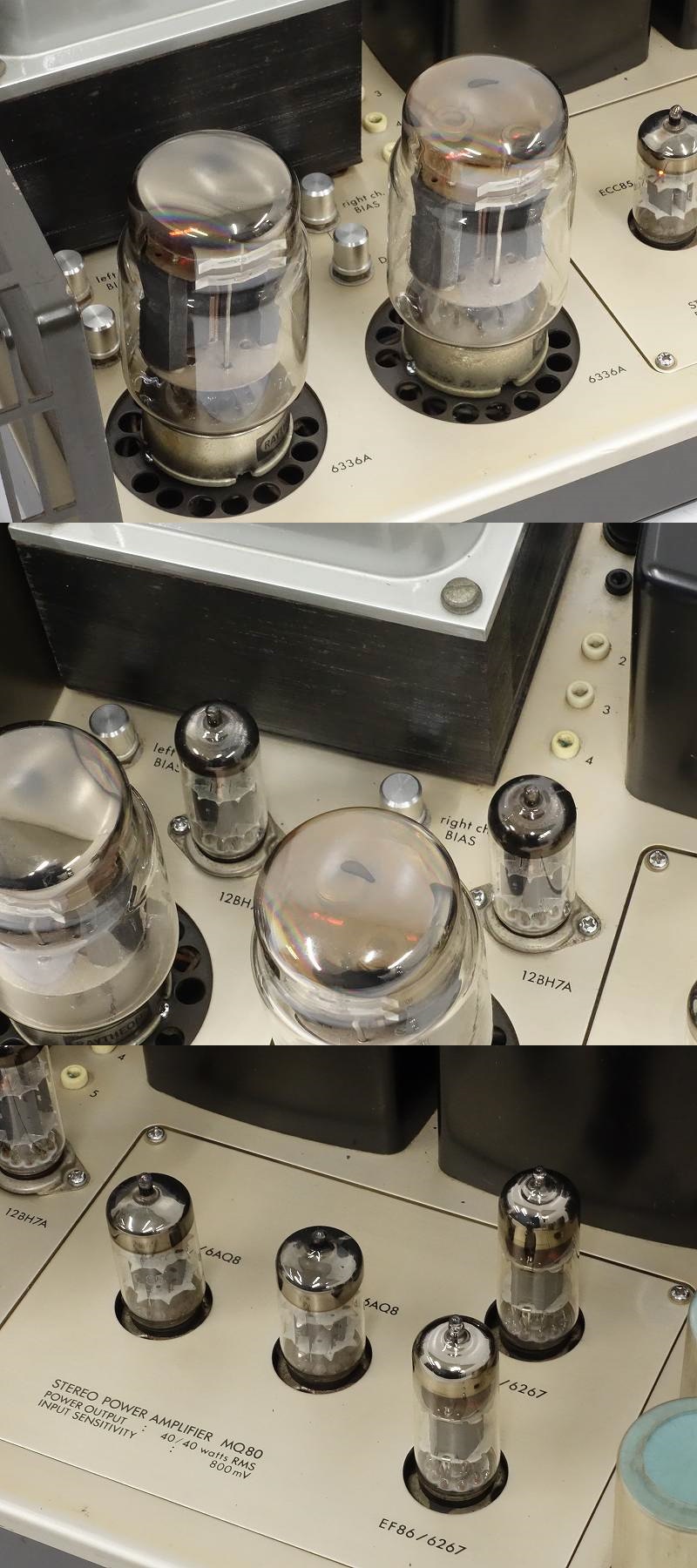 LUXMAN MQ80 真空管アンプ LUXMAN MQ80 真空管ステレオパワーアンプ / 札幌の中古オーディオ