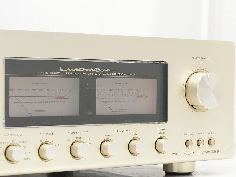 LUXMAN L-509f L-509X l509f プリメインアンプ ラックスマン