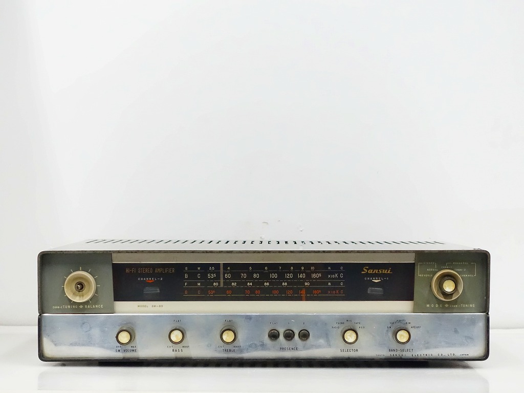 △▽SANSUI SM-30 真空管アンプサンスイ△▽021305002J△▽-–日本Yahoo
