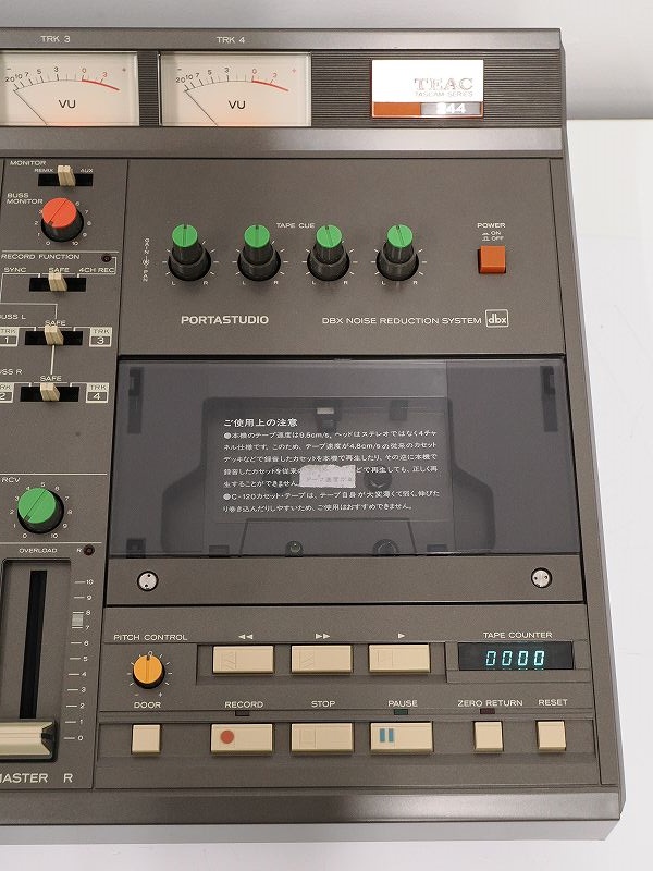 実働品)TEAC 244 TASCAM ポータスタジオ カセットMTR （実働品
