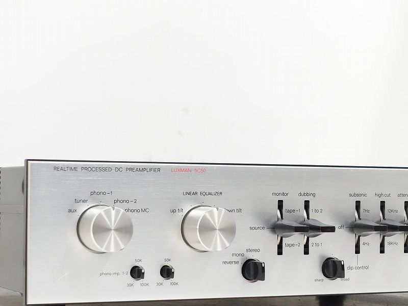 □□LUXMAN 5C50 プリアンプ ラックスマン□□020138006J□□
