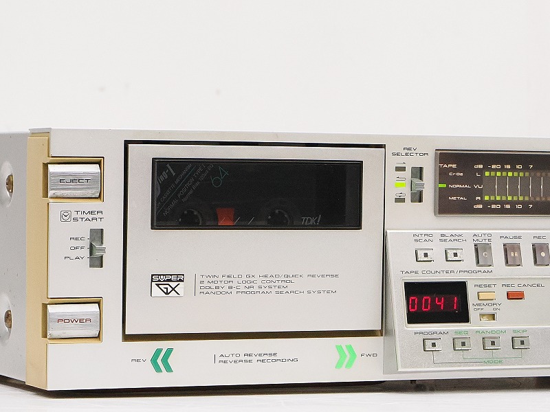 □□AKAI GX-F66RC カセットデッキ アカイ 赤井□□026703004J□□