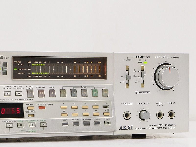 AKAI GX-F66RC カセットデッキ AKAI GX-F66RC – Audiolife － Enjoy your audio life!!