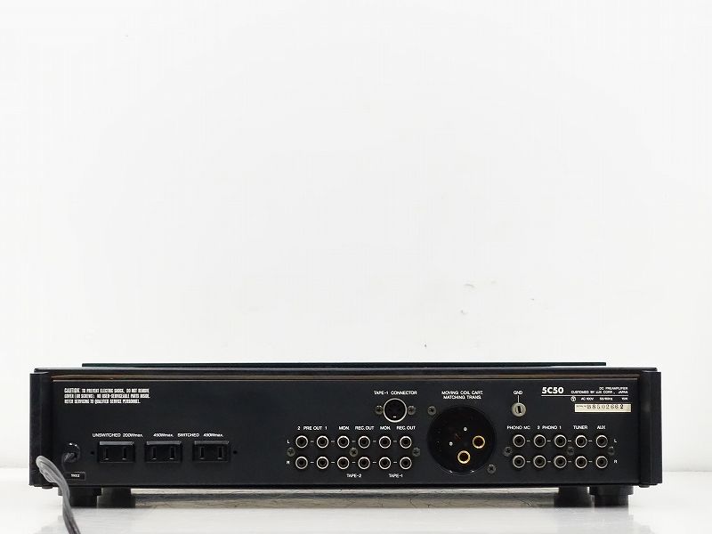 □□LUXMAN 5C50 プリアンプ ラックスマン□□020138006J□□