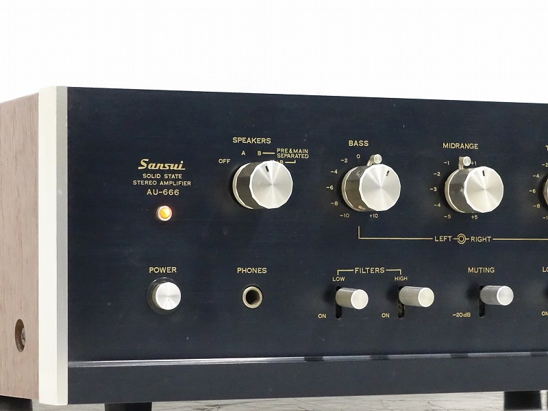サンスイAU-666プリメインアンプ中古(OH済) 楽天市場】SANSUI 山水 サンスイ/プリメインアンプ/AU-888/830120266/B