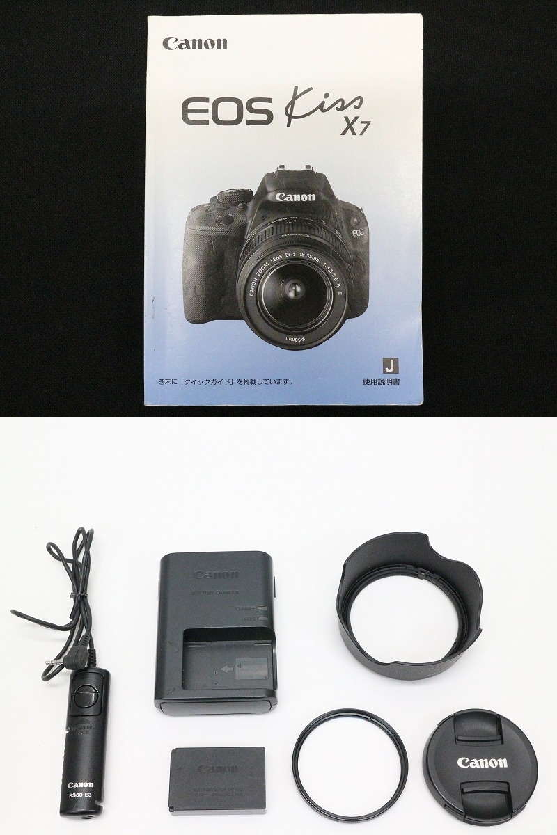 □□Canon EOS Kiss X7 EF-S18-55 IS STM レンズキット デジタル一眼