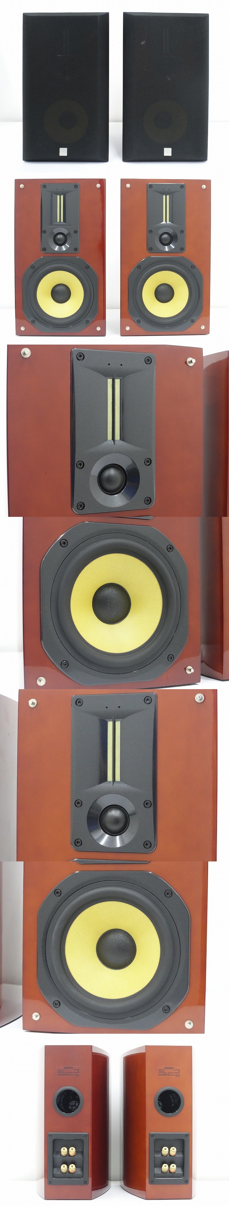 送料込み！高級スピーカー　最上位　Denon SC-T77XG スピーカーペア DENON PREMIUM SOUND