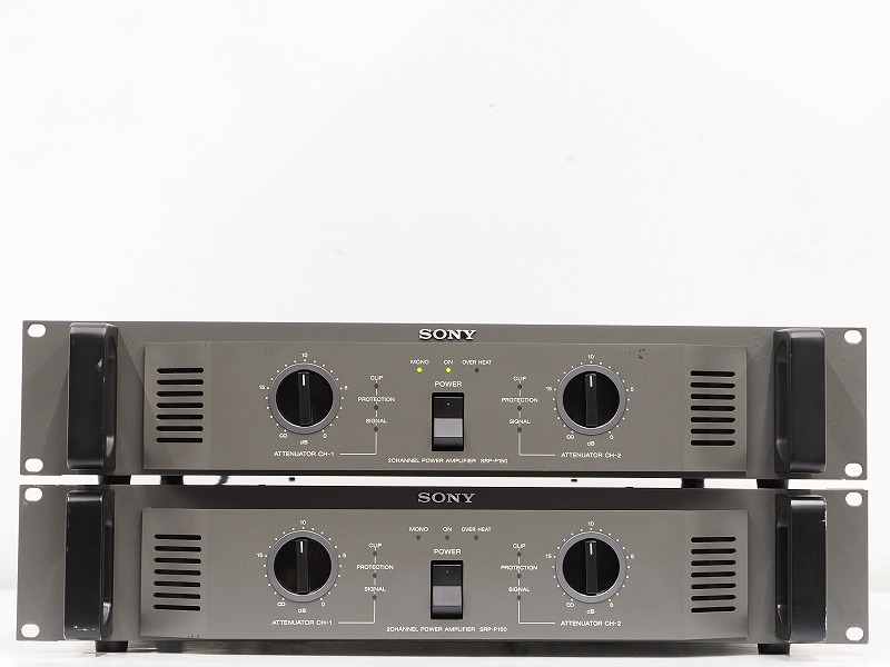 SONY プロ用パワーアンプ SRP-P2200 RCA/XLR入力 SONY プロ用パワーアンプ SRP-P2200 RCA/XLR入力