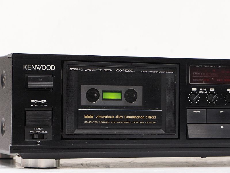 □□KENWOOD KX-1100G カセットデッキ ケンウッド□□240906001J□□