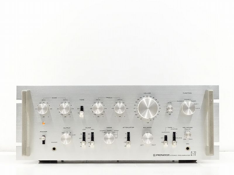 △▽Pioneer C-77 プリアンプ パイオニア△▽025825004J△▽-格安買取 相場