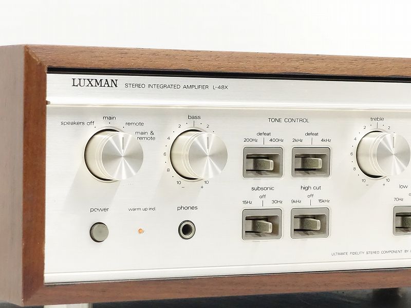 △▽LUXMAN L-48X プリメインアンプ L48X ラックスマン△▽026720002J△▽-最短翌日着