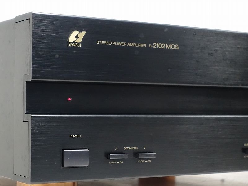 サンスイ B-2102 MOS vintage ステレオパワーアンプ メンテ済 【公式通販】