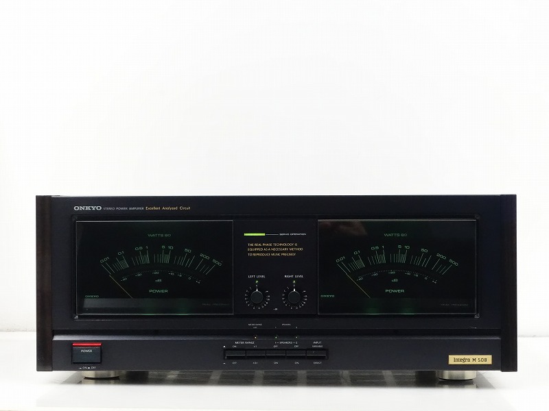 □□ONKYO Integra M-508 パワーアンプ オンキョー□□025827002J□□|跨買 TOKUKAI - 日本Y拍代標首選，日本代標