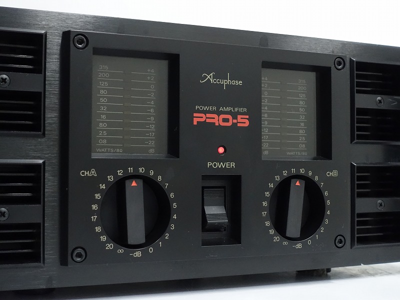 【動作品】Accuphase PRO-5 業務用 パワーアンプ/アキュフェーズ アキュフェーズ株式会社 P-4600