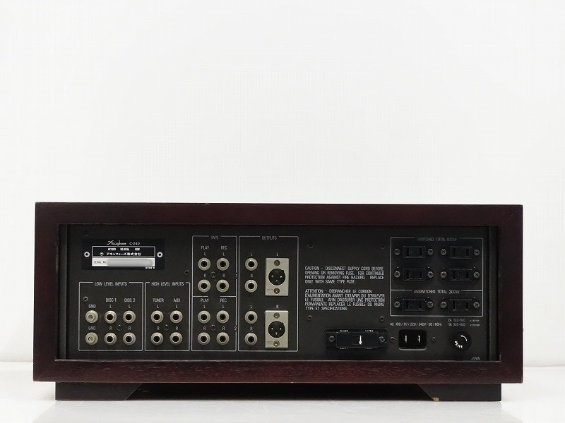 Accuphase C-240 アキュフェーズ Yahoo!オークション - 「accuphase c