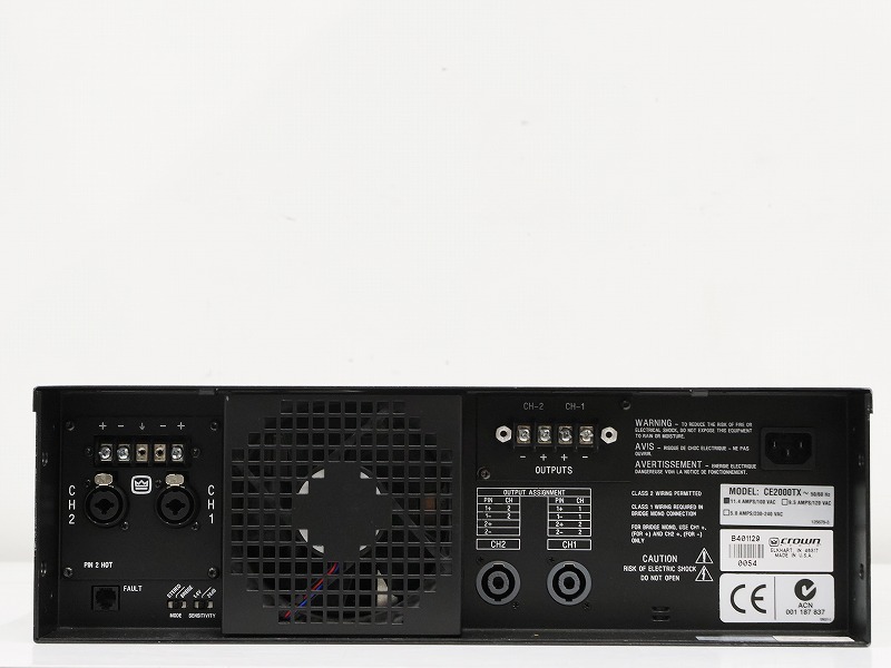 □□AMCRON CE2000TX パワーアンプ アムクロン□□026964036