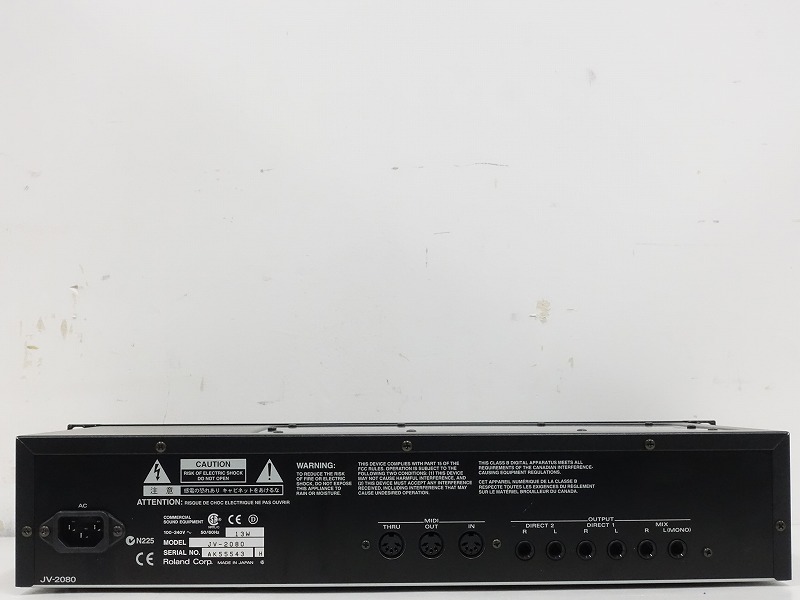 □□ROLAND JV-2080 音源モジュール シンセサイザー ローランド