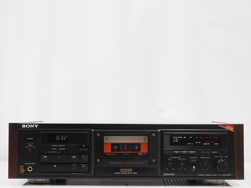 ソニーカセットデッキ TC-K333ESLジャンク TC-K333ESL｜SONY ソニー 3ヘッド カセットデッキ｜中古品｜修理販売