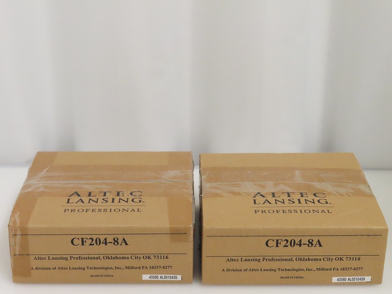 □□ALTEC LANSING CF204-8A 8 スピーカーユニットペア アルテック