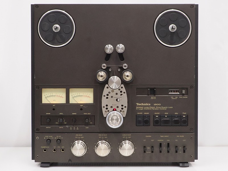 ★希少品★Technics rs-265u  動作確認 □□Technics RS-1500U オープンリールデッキ テクニクス