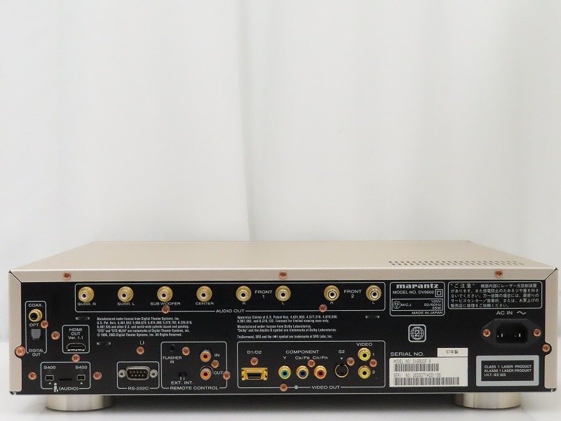 □□marantz DV9600 ユニバーサルプレイヤー マランツ□□029935012J