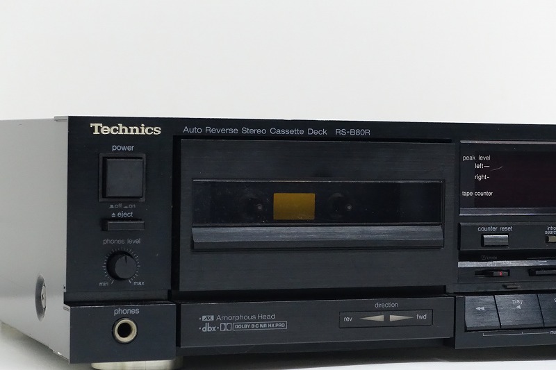 □□Technics RS-B80R カセットデッキ テクニクス□□030760006J