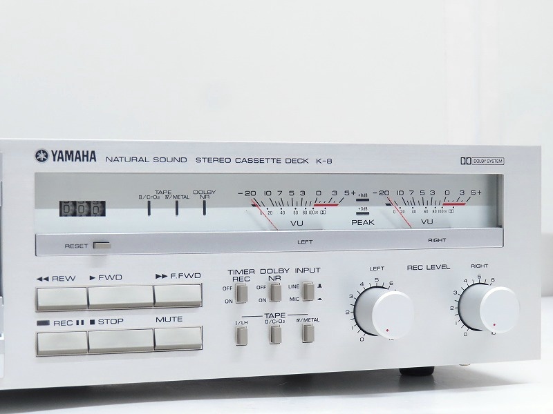 格安，低価】 □□YAMAHA K-8 カセットデッキ ヤマハ□□029157042J□□