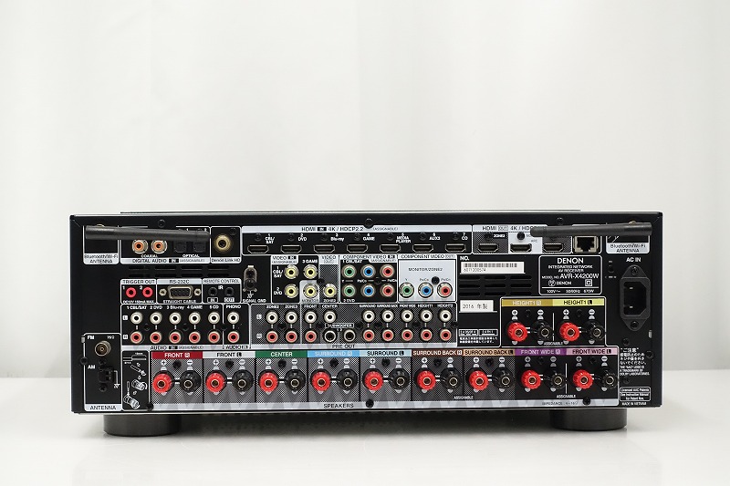 △▽DENON AVR-X4200W ハイレゾ対応 Bluetooth搭載 AVアンプ デノン