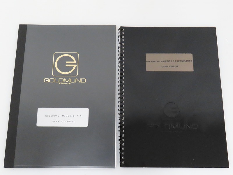 △▽GOLDMUND MIMESIS 7.5 プリアンプ MM7.5 ゴールドムンド 正規品