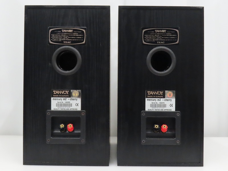 TANNOY mercury m2-cherry タンノイペアスピーカー □□TANNOY Mercury