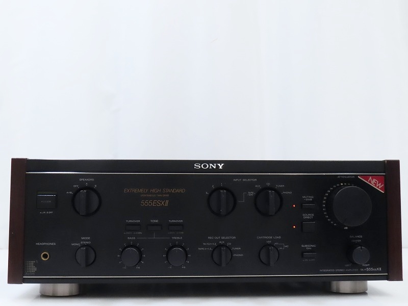 SONYプリメインアンプTA−F555ESJ　リモコン・取説付き(コピー） □□SONY TA-F555ESXII プリメインアンプ ソニー□□031431004J